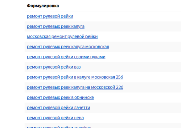 Подбор ключевых запросов